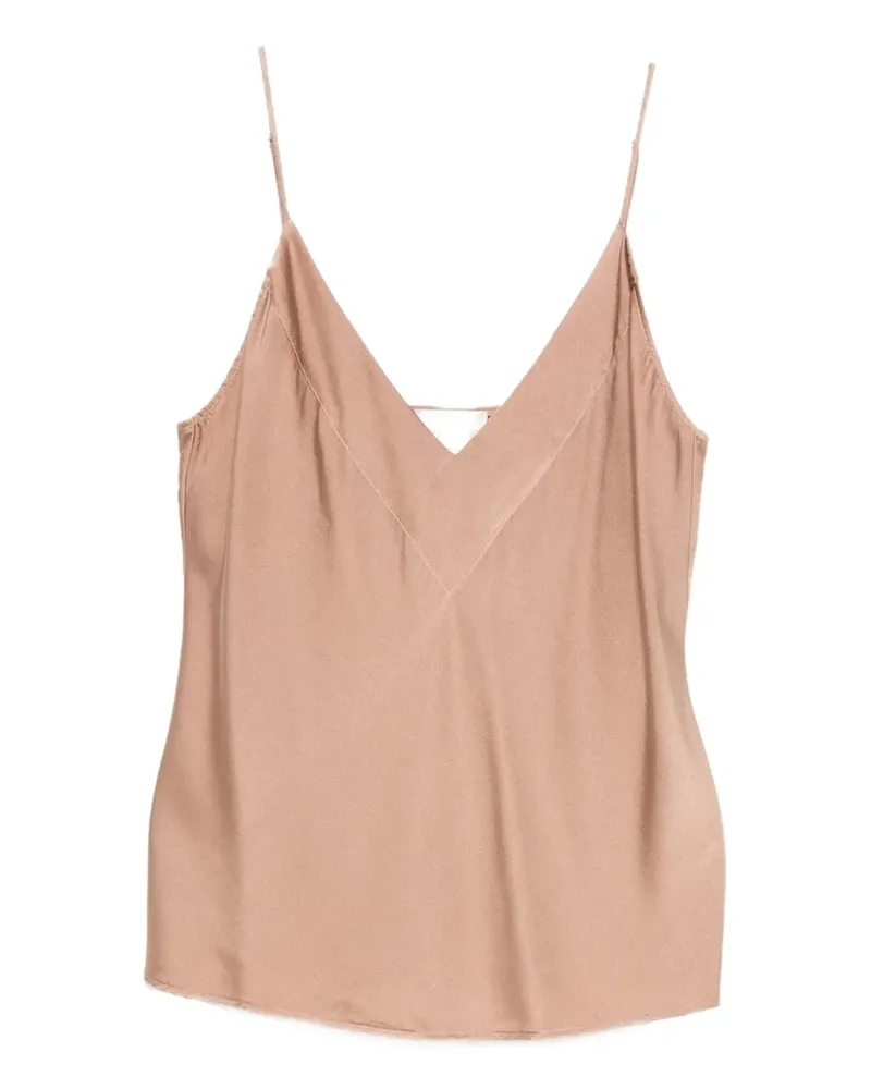 forte_forte Tanktop mit V-Ausschnitt - Rosa Rosa