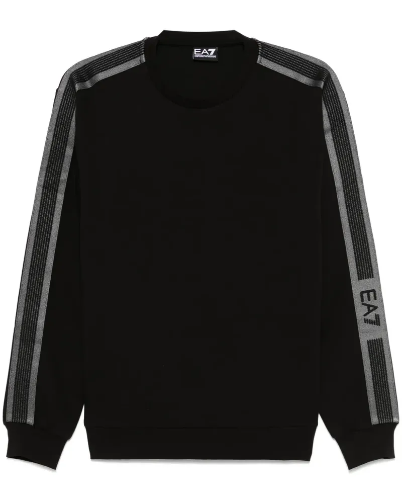 EA7 Logo Series Sweatshirt - Schwarz Schwarz