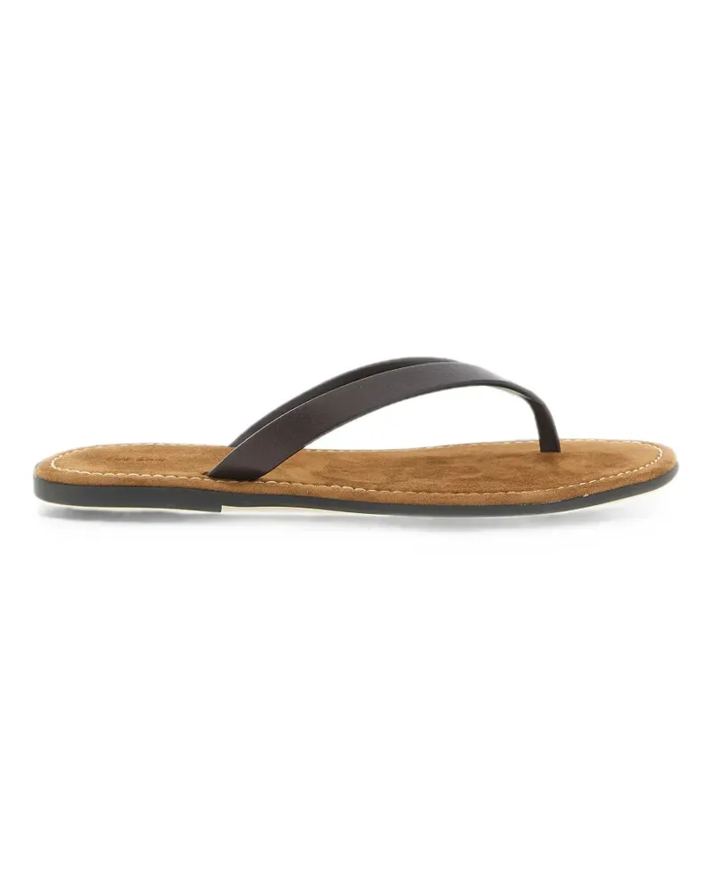 The Row Beach leather sandals - Braun Braun