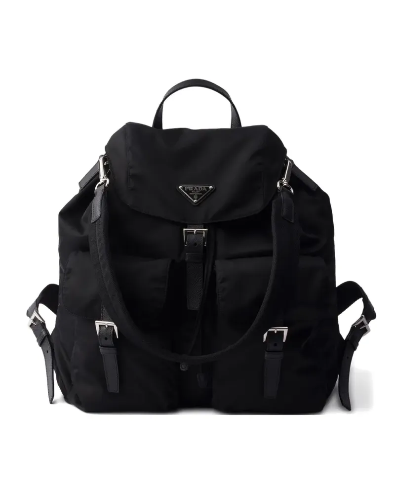Prada front-pockets backpack - Schwarz Schwarz