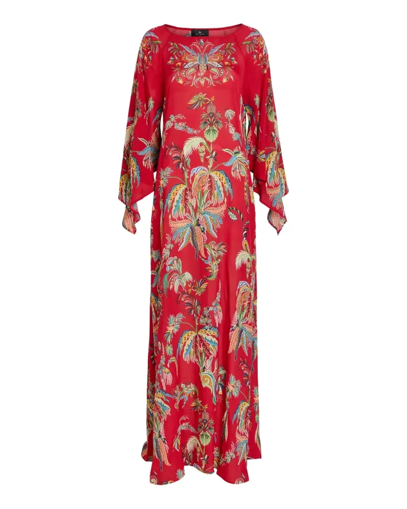 Etro paisley-print maxi dress - Rot Rot