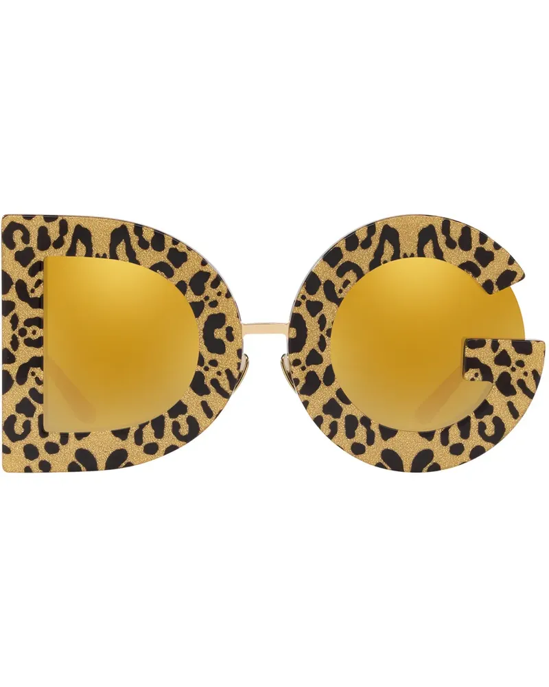 Dolce & Gabbana DG Leo Sonnenbrille - Gold Gold