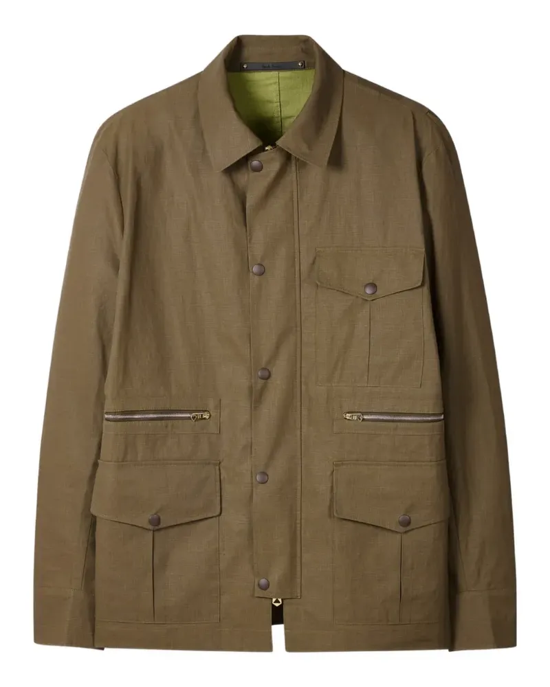 Paul Smith Hemdjacke mit aufgesetzten Taschen - Braun Braun
