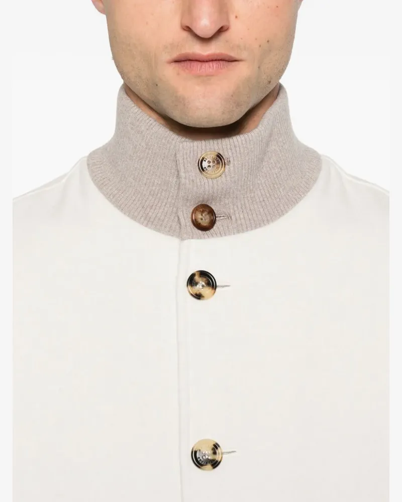 Brunello Cucinelli Jacke mit aufgesetzter Tasche - Weiß Weiß