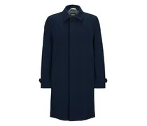 Geknöpfter Trenchcoat - Blau