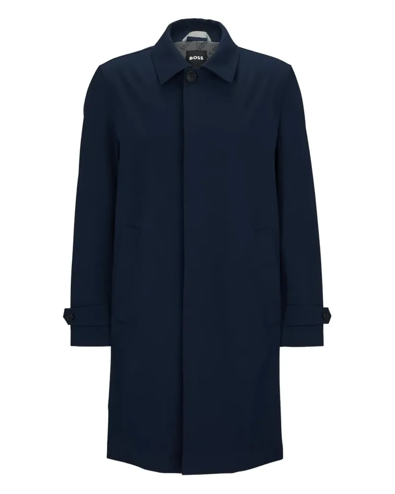 HUGO BOSS Geknöpfter Trenchcoat - Blau Blau