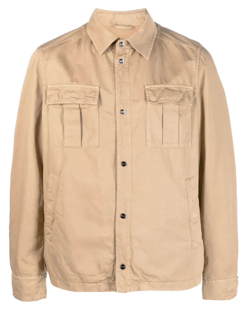 Herno Hemdjacke mit Knopfleiste - Nude Nude