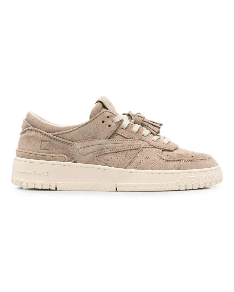 D.A.T.E. Torneo tassel-detail sneakers - Nude Nude