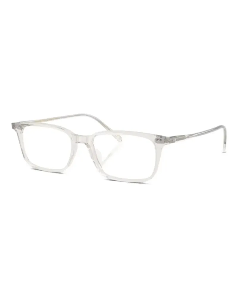 Oliver Peoples Sonnenbrille mit transparentem Gestell - Weiß Weiß