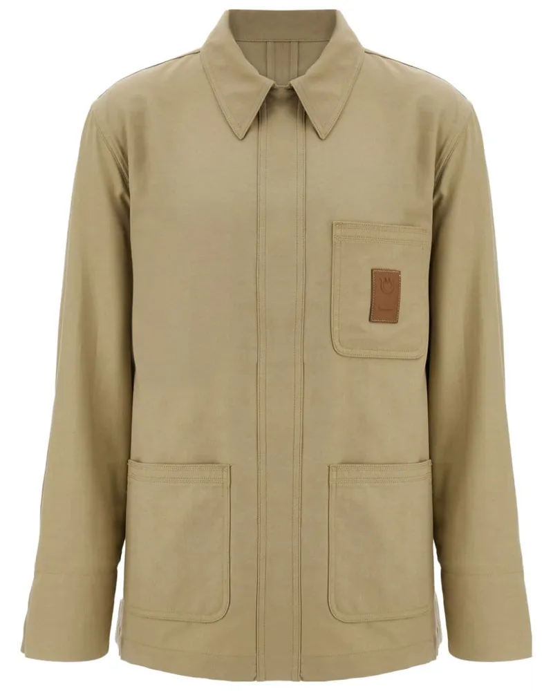 Ferragamo Washed Hose im Five-Pocket-Design - Nude Nude