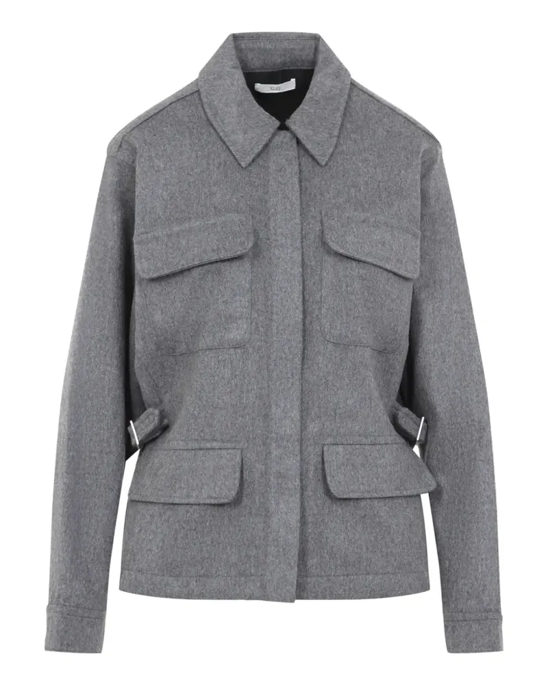 Co Bikerjacke mit mehreren Taschen - Grau Grau
