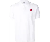Poloshirt mit Herz-Patch