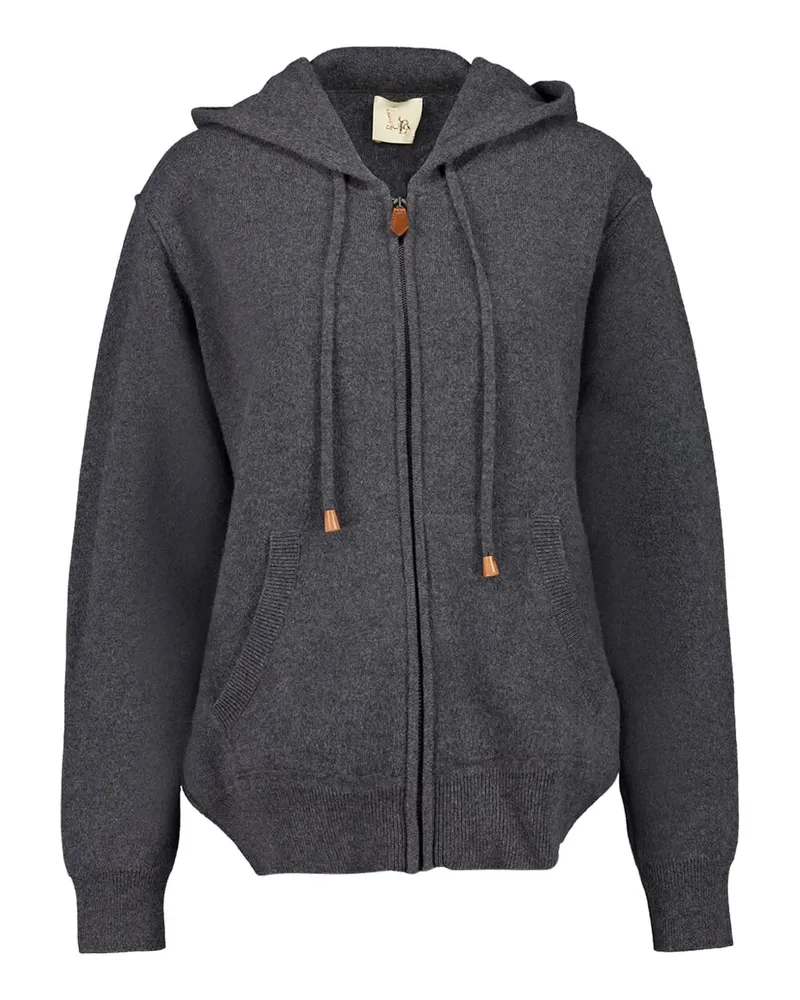PAULA Kapuzenjacke mit Reißverschluss - Grau Grau