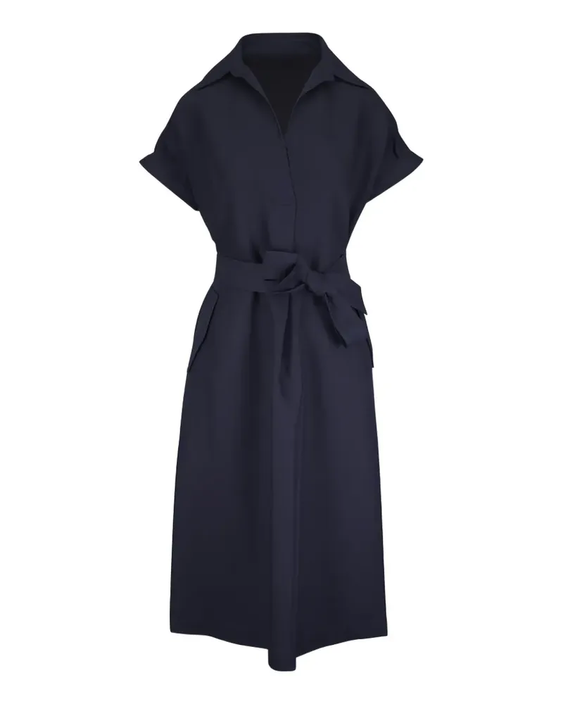 AGNONA belted midi dress - Blau Blau