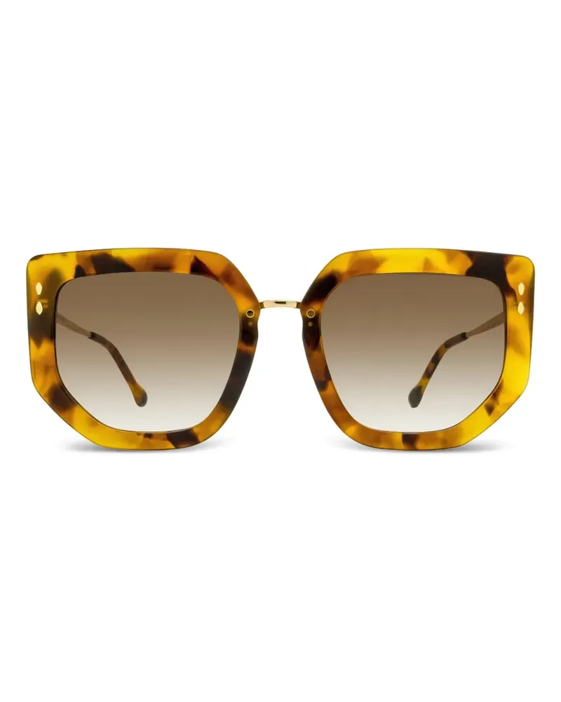 Isabel Marant Sonnenbrille in Schildpattoptik - Braun Braun
