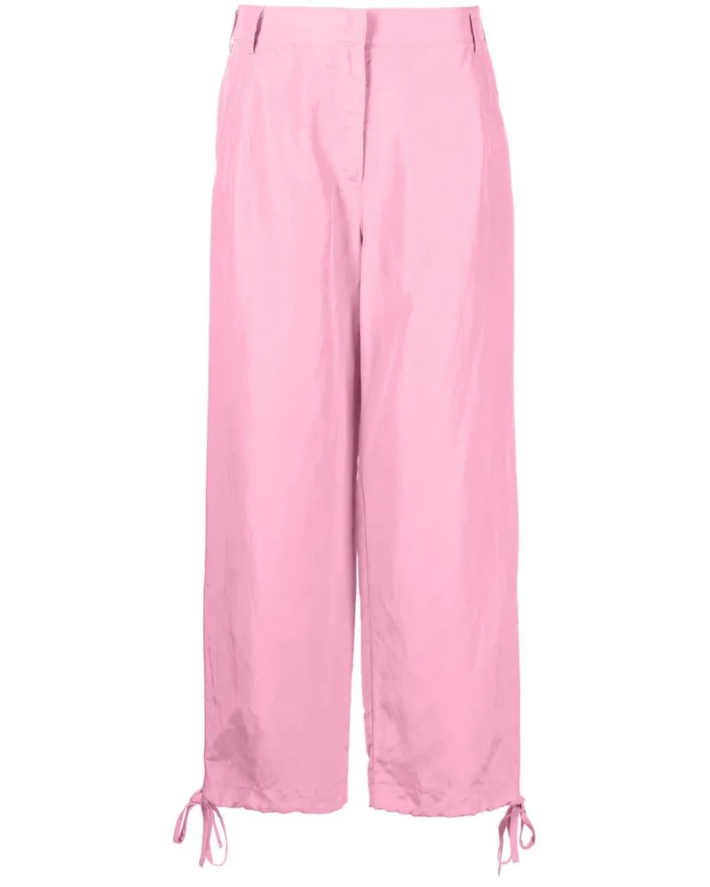MSGM Hose mit Kordelzug - Rosa Rosa