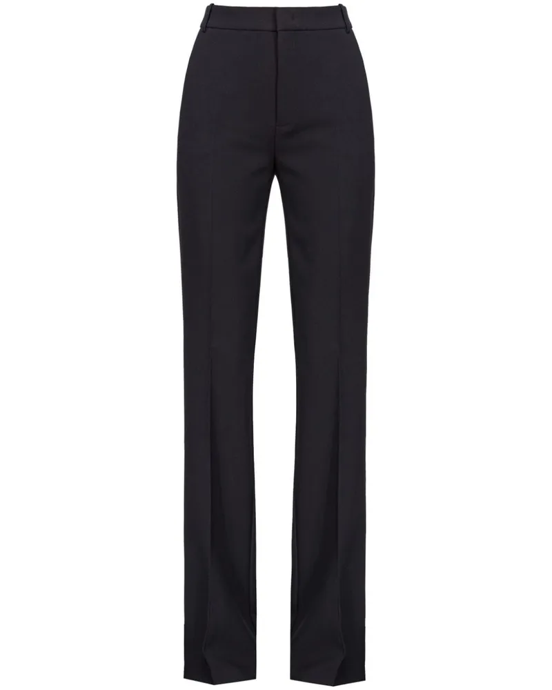 Pinko Ausgestellte High-Waist-Hose - Schwarz Schwarz