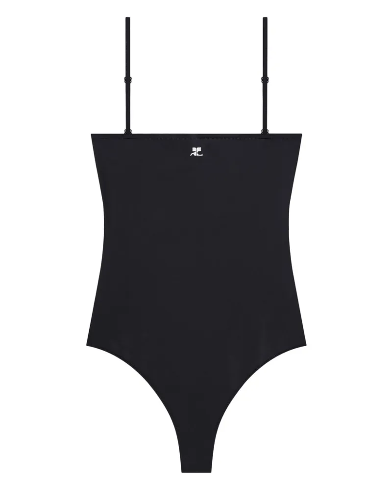 Courrèges Heritage Badeanzug - Schwarz Schwarz