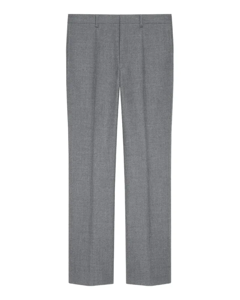 Givenchy Straight-Leg-Hose aus Flanell - Grau Grau