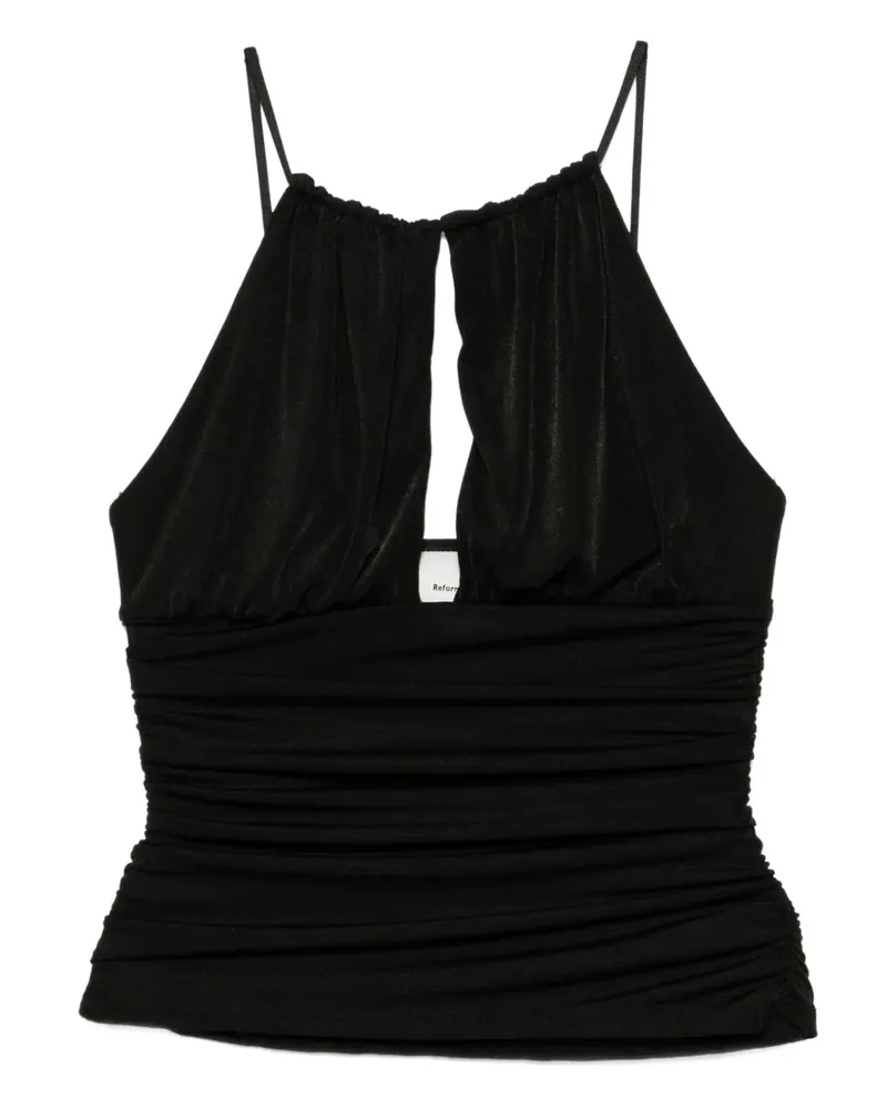 Reformation Erin Oberteil - Schwarz Schwarz