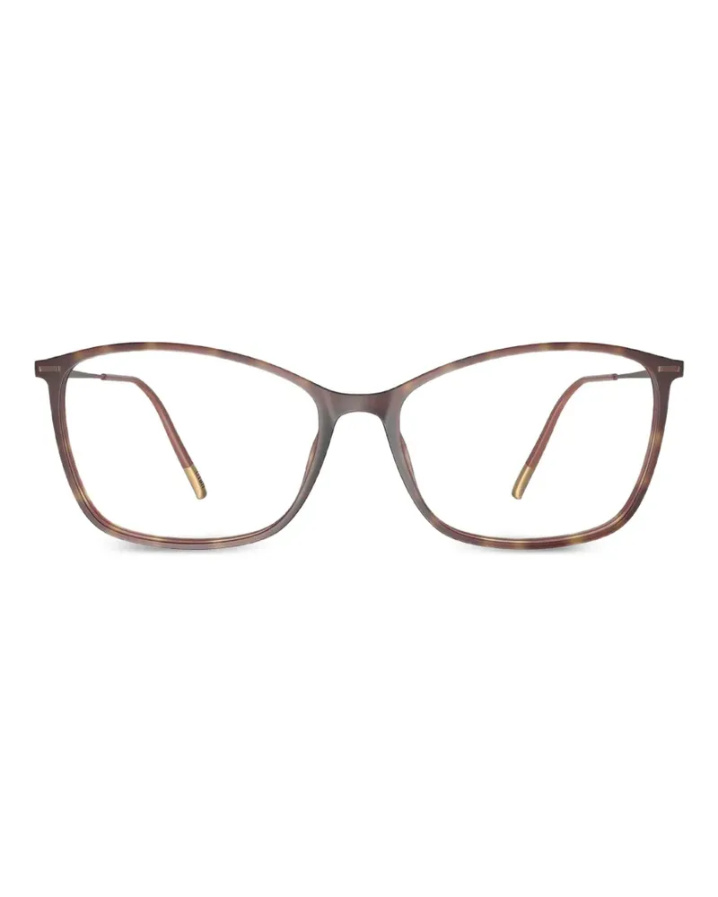 Silhouette Illusion Lite rectangle-frame glasses - Braun Braun