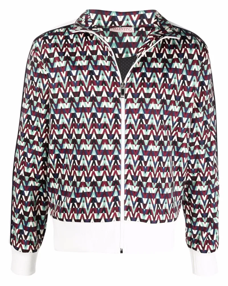 Valentino Garavani Sportjacke mit Optical-Print - Blau Blau