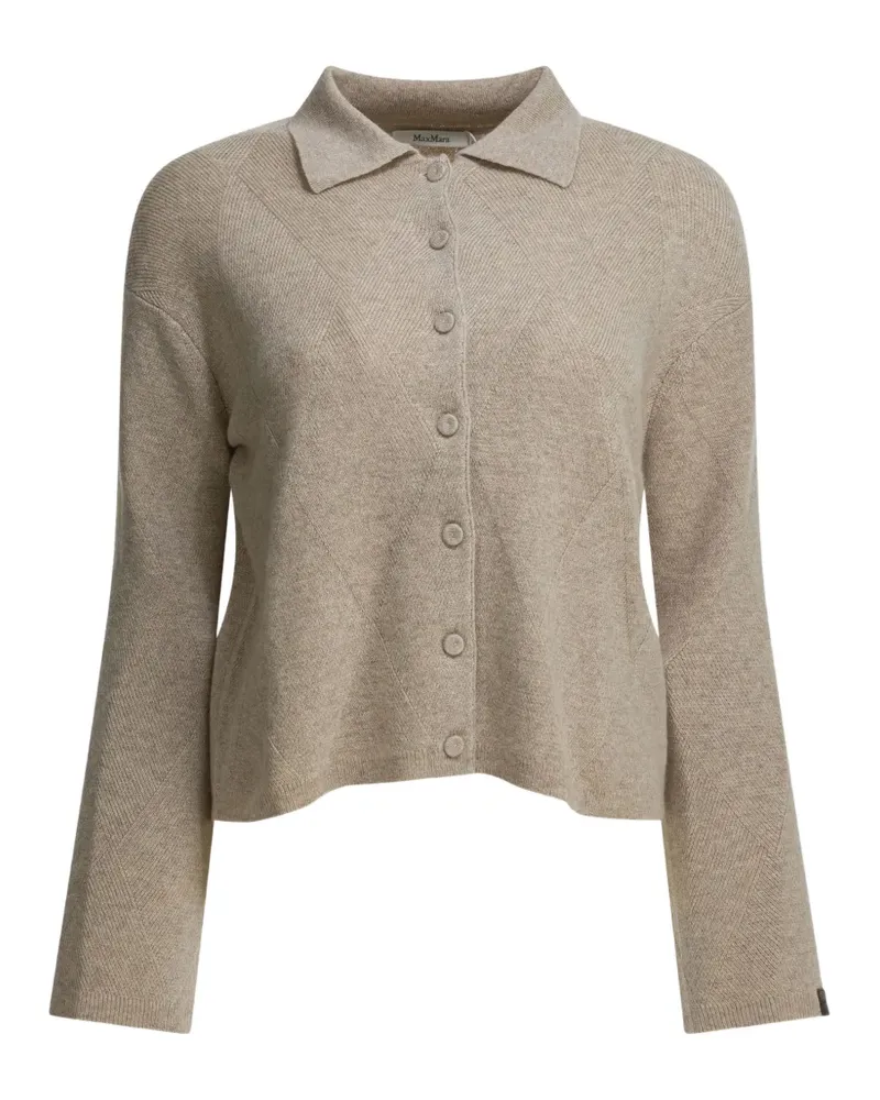 Max Mara long-sleeves cardigan - Nude Nude