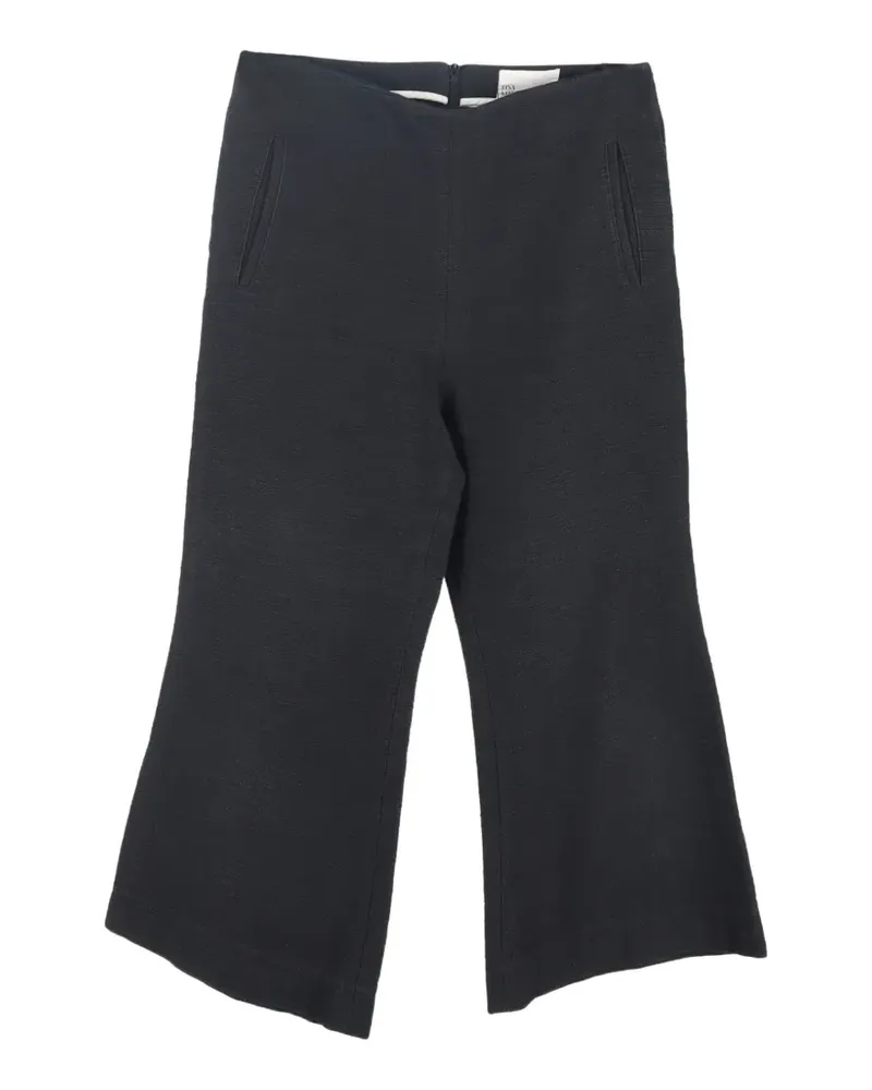 Lisa Marie Fernandez Ausgestellte Hose mit Reißverschluss - Schwarz Schwarz