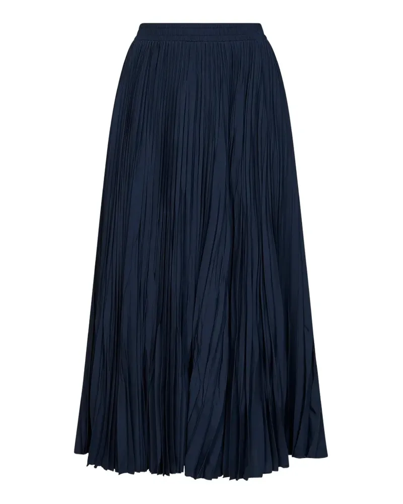 Max Mara plissé-effect midi skirt - Blau Blau