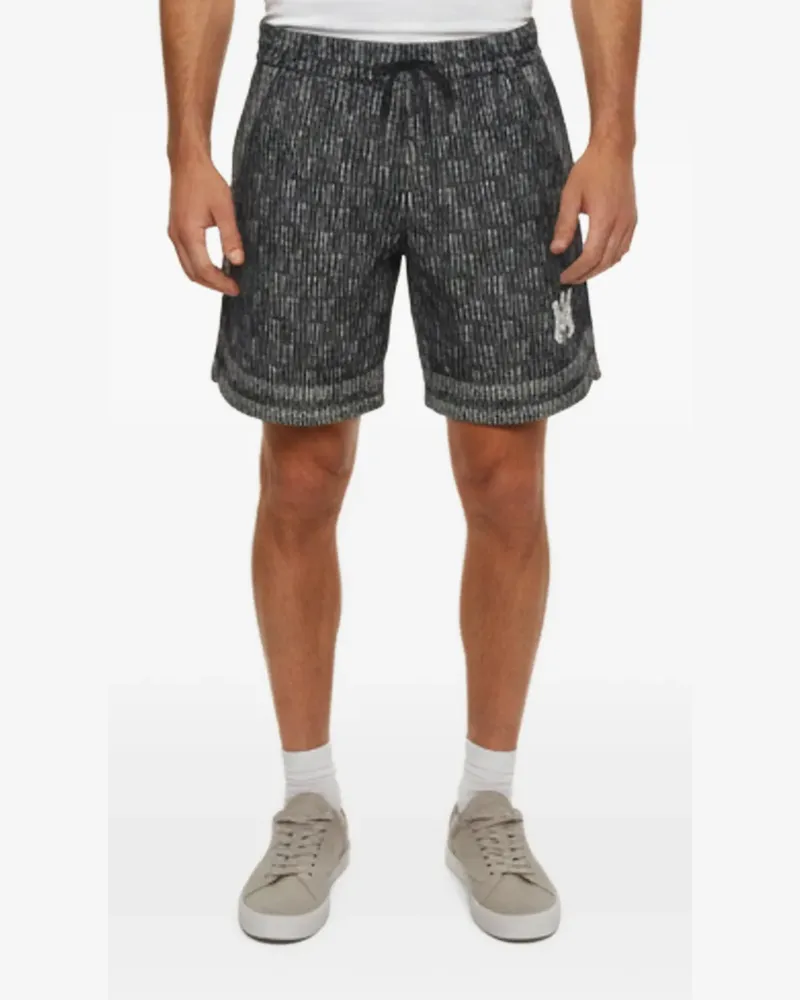 Amiri Badeshorts aus Logo-Jacquard - Blau Blau