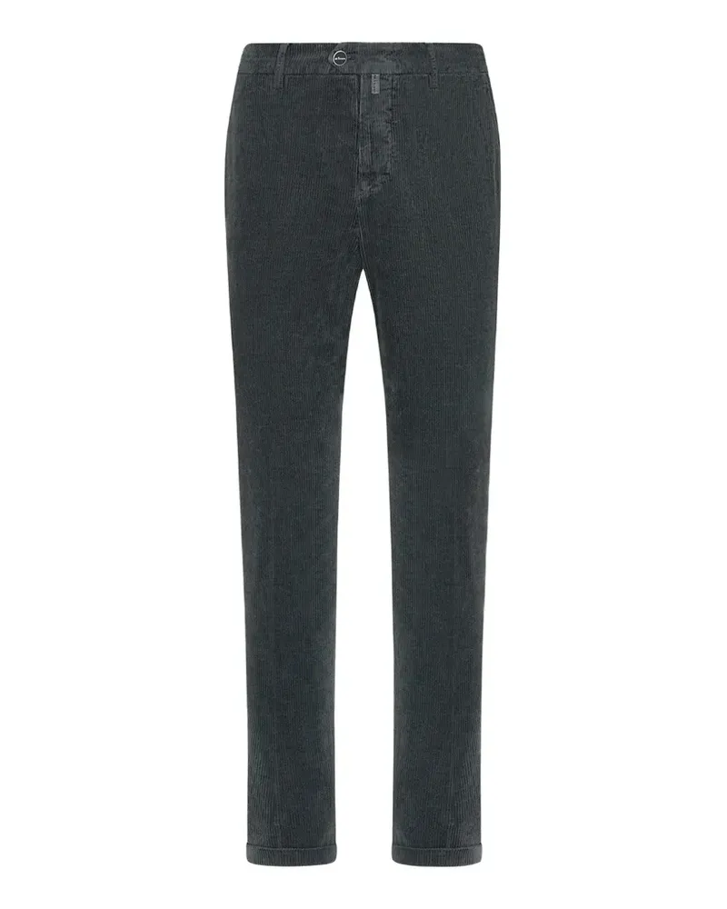 Kiton Gerade Cordhose - Grau Grau