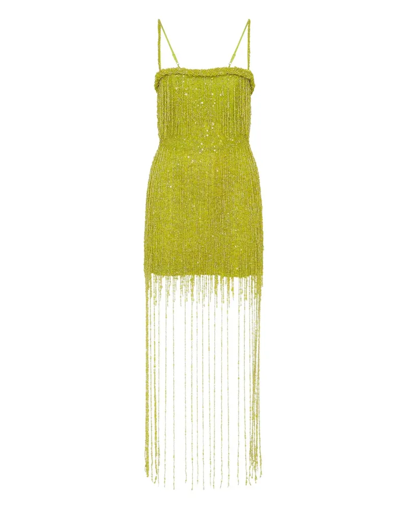 Rachel Gilbert Presley Cocktailkleid mit Perlen - Grün Grün