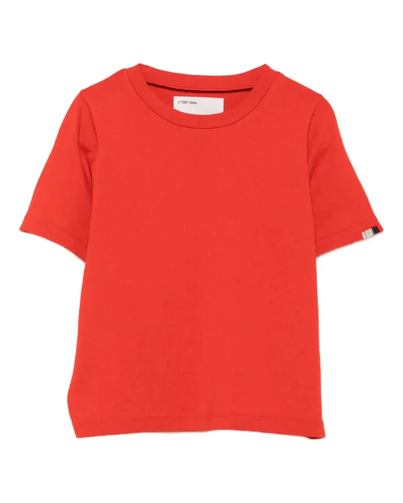 extreme cashmere Tina Cropped-T-Shirt - Rot Rot
