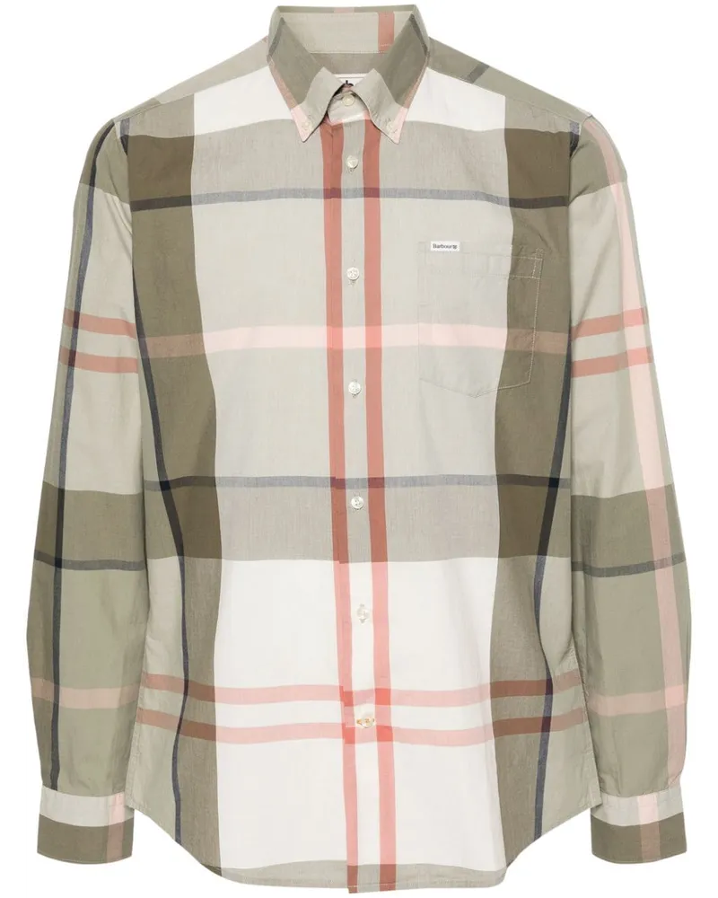 Barbour Harris Hemd mit Schottenkaro - Grün Grün