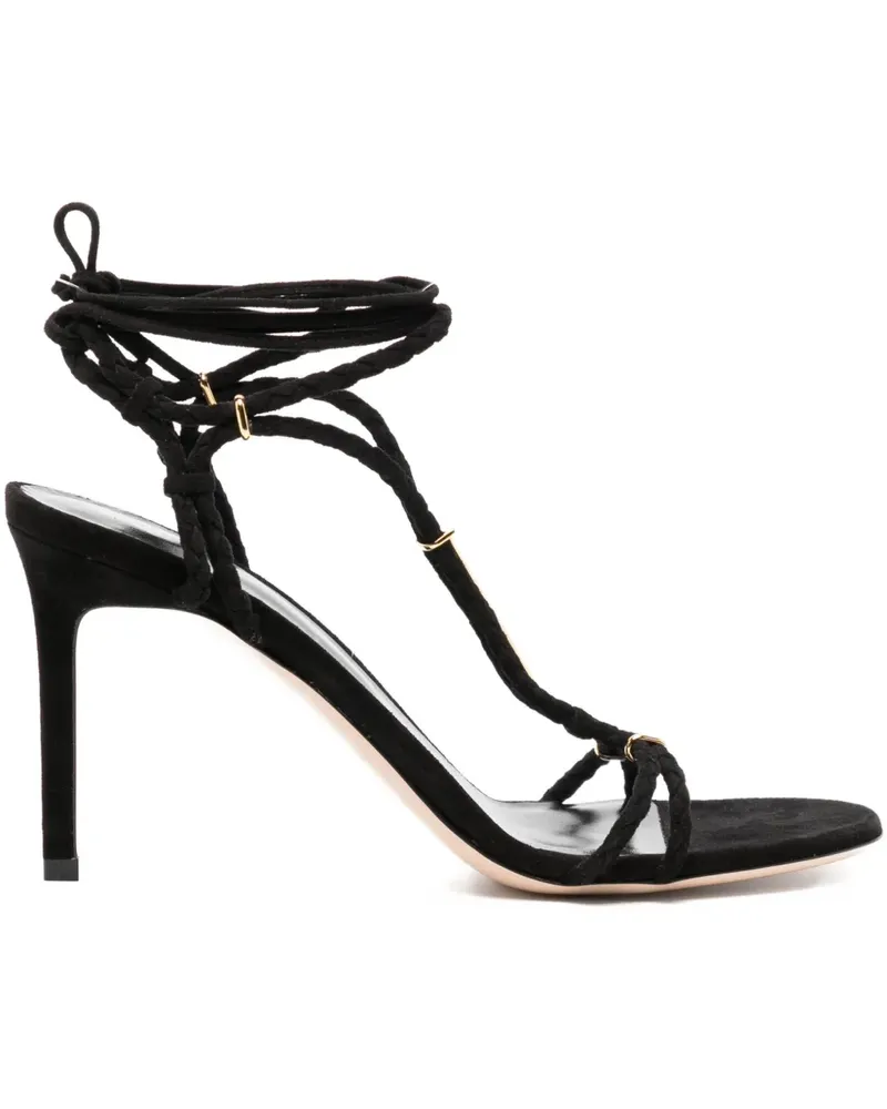 Tom Ford Sandalen aus Wildleder 70mm - Schwarz Schwarz