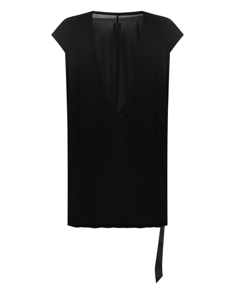 DRKSHDW by Rick Owens Top mit tiefem V-Ausschnitt - Schwarz Schwarz