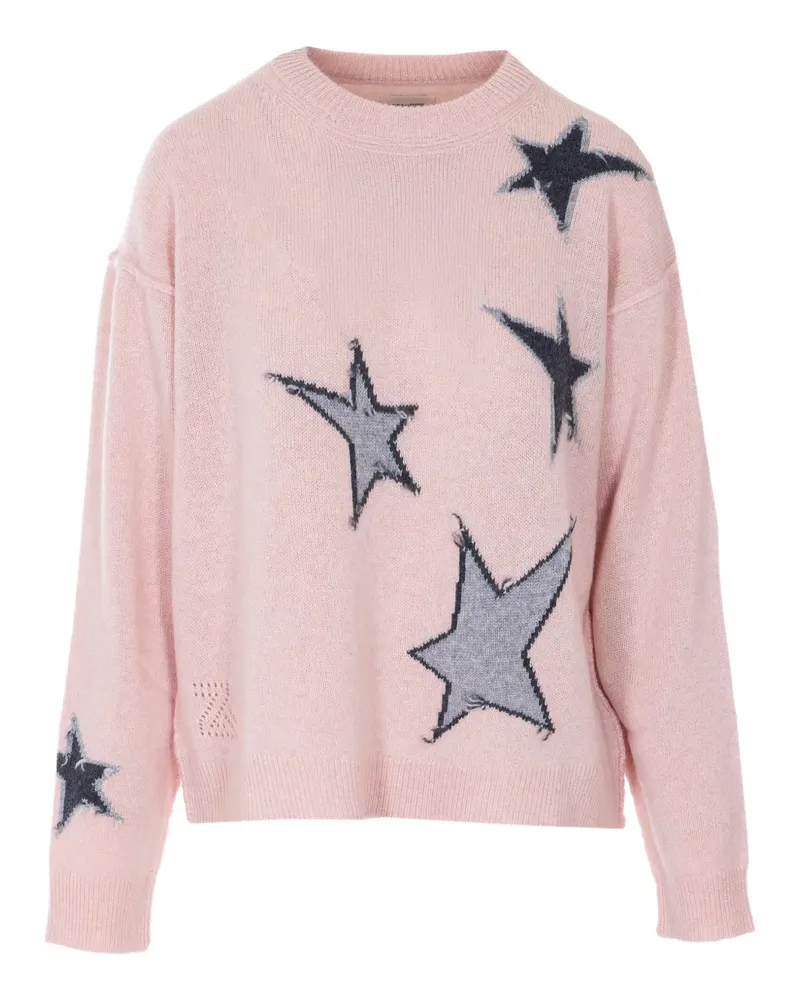 Zadig & Voltaire Bestickter Pullover - Rosa Rosa