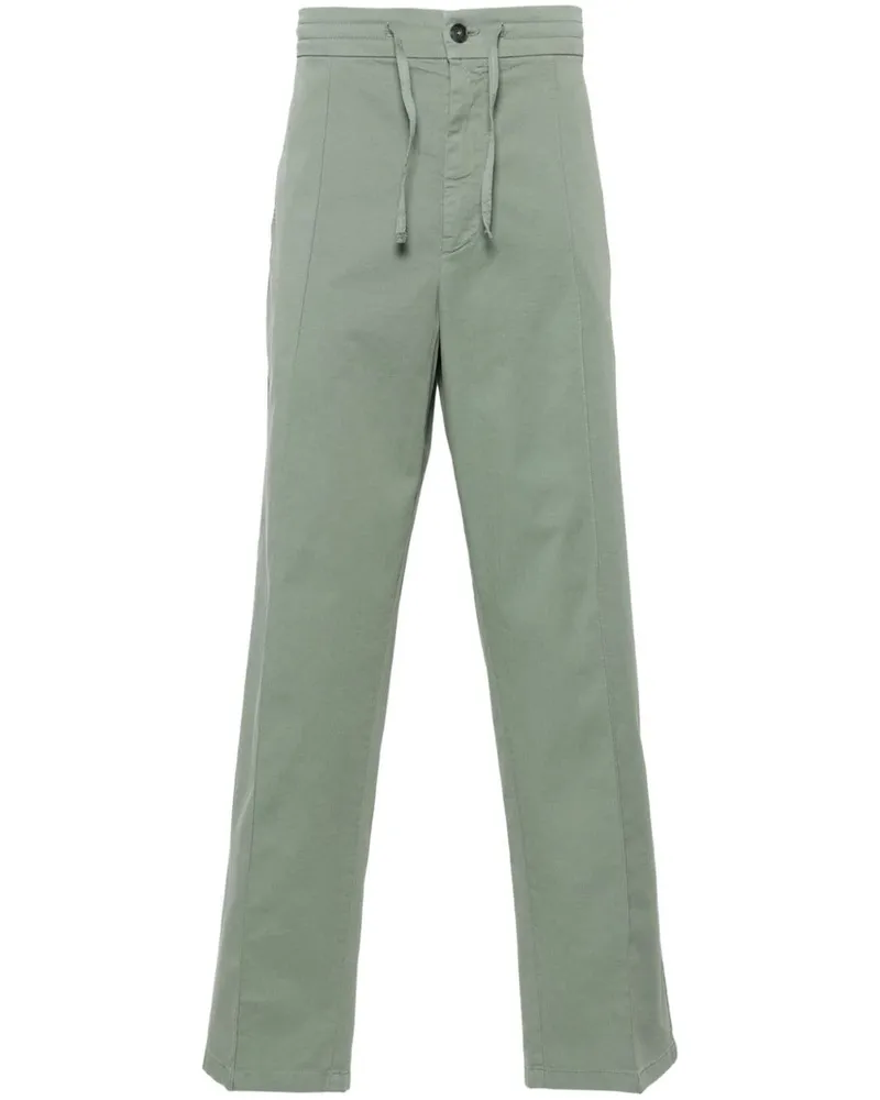 Canali Gerade Hose mit Kordelzug - Grün Grün