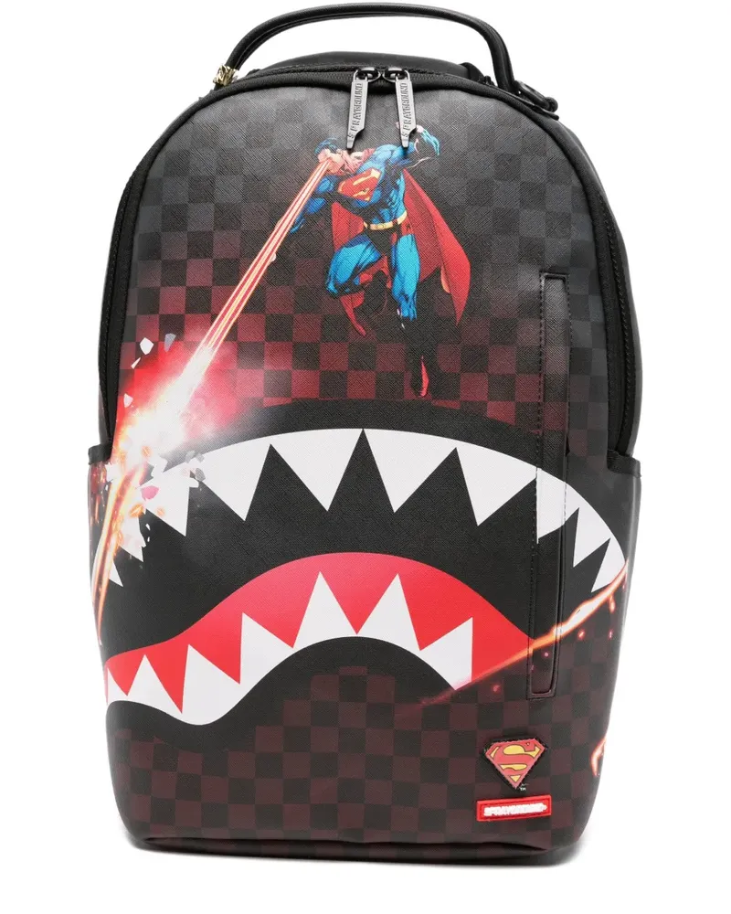 Sprayground Superman Laser Rucksack - Schwarz Schwarz