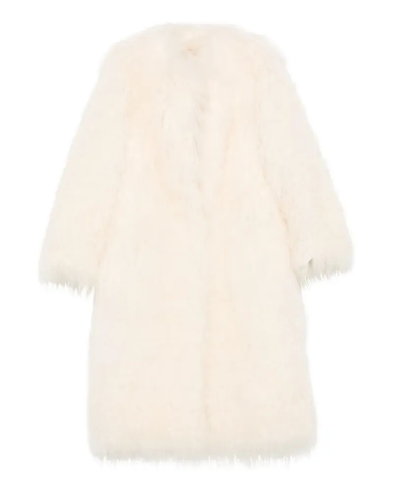 Liska Tibet-lamb coat - Nude Nude