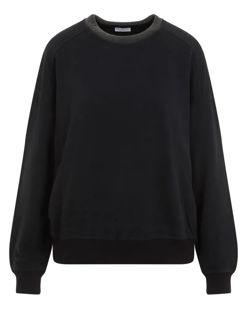 Brunello Cucinelli Klassisches Sweatshirt - Schwarz Schwarz