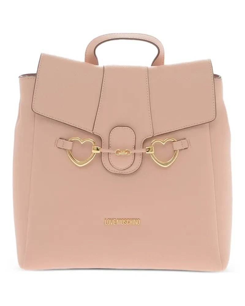 Moschino Rucksack in Herzform - Rosa Rosa