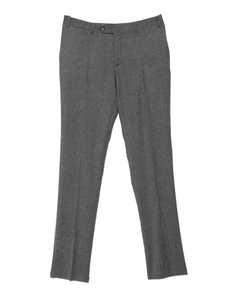 Canali Impeccabile pressed-crease tailored trousers - Grau Grau