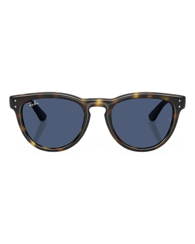 Ray Ban Runde RB2237 Sonnenbrille in Schildpattoptik - Braun Braun