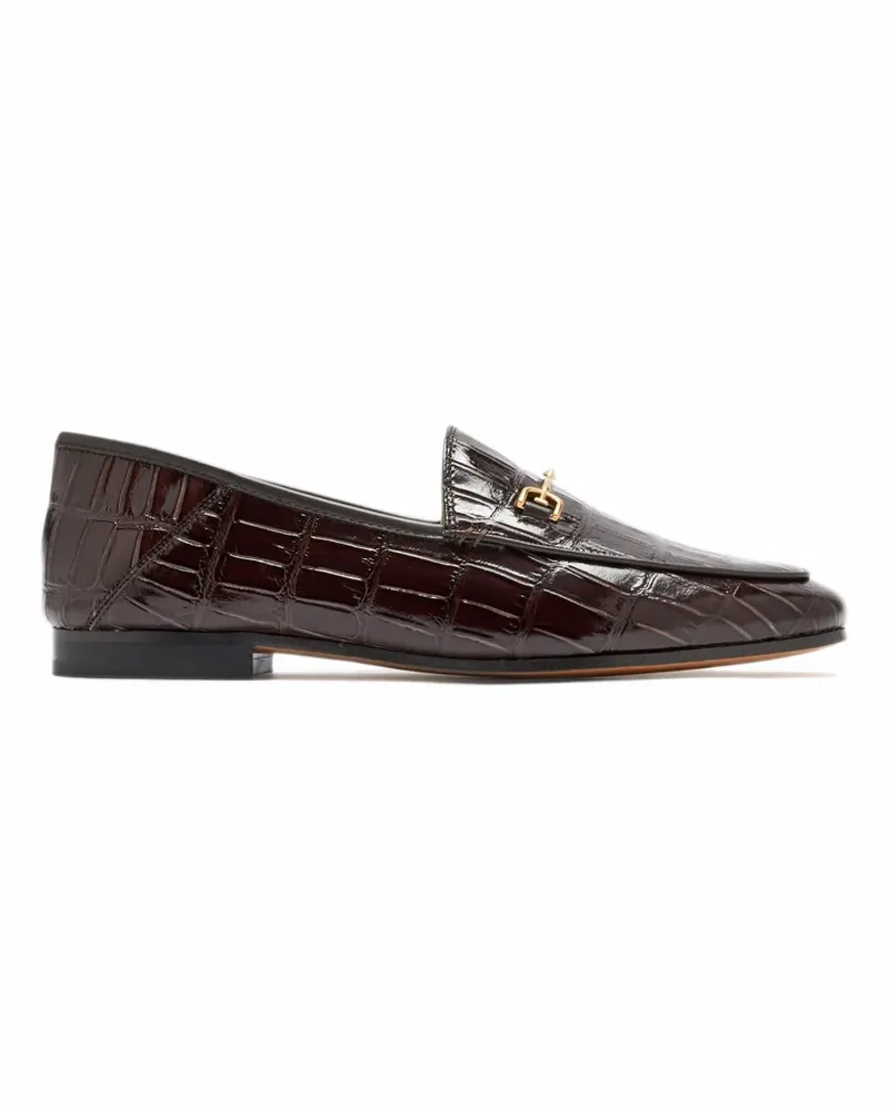 Sam Edelman Loraine croc-effect loafers - Braun Braun