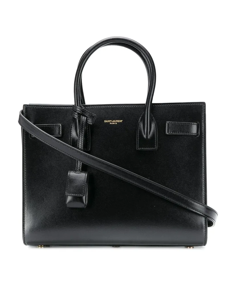 Saint Laurent Kleine 'Sac du Jour' Handtasche Schwarz