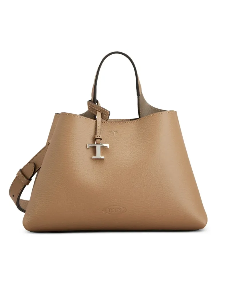 TOD'S Apa Tote Bag - Nude Nude