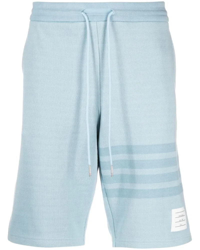 Thom Browne Joggingshorts mit Streifen - Blau Blau