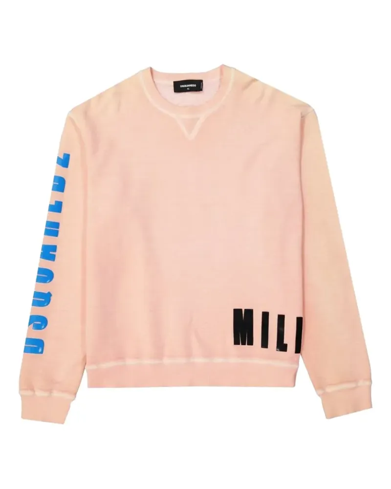 Dsquared2 logo-print sweatshirt - Orange Orange