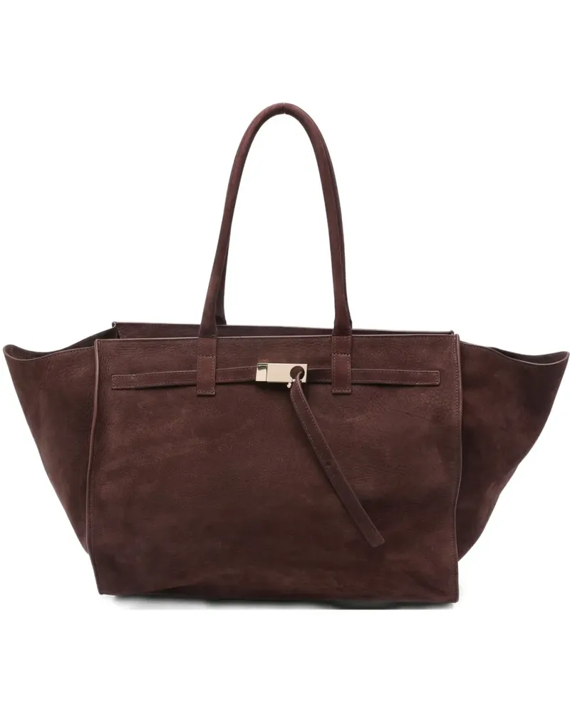 Benedetta Bruzziches Handtasche aus Leder - Braun Braun